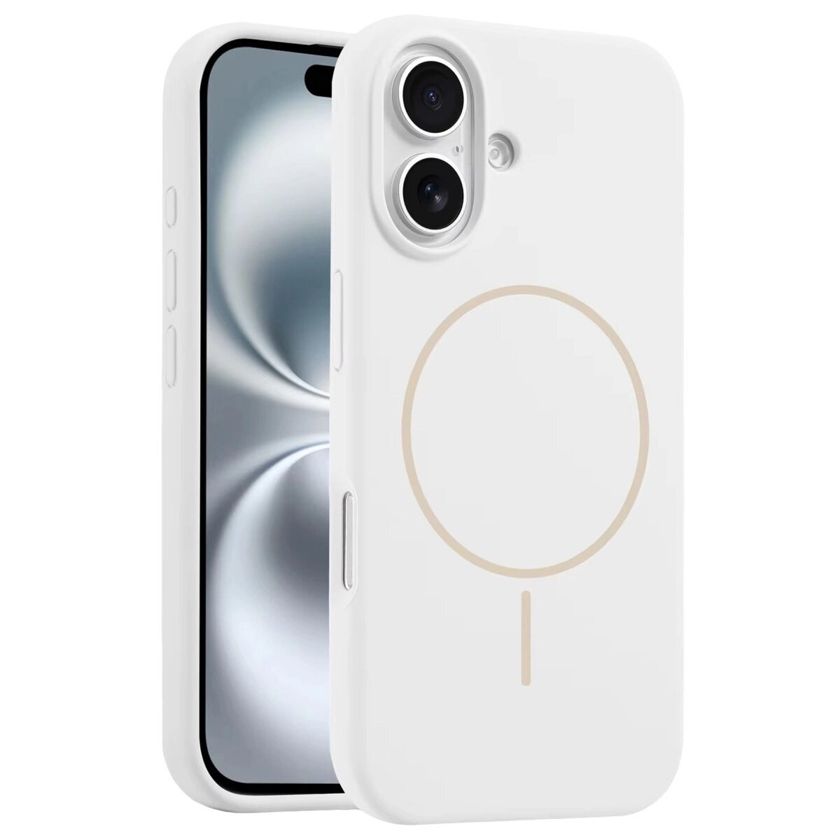 Joko İphone 16 Plus Kılıf Jully Magsafe Kapak - Beyaz