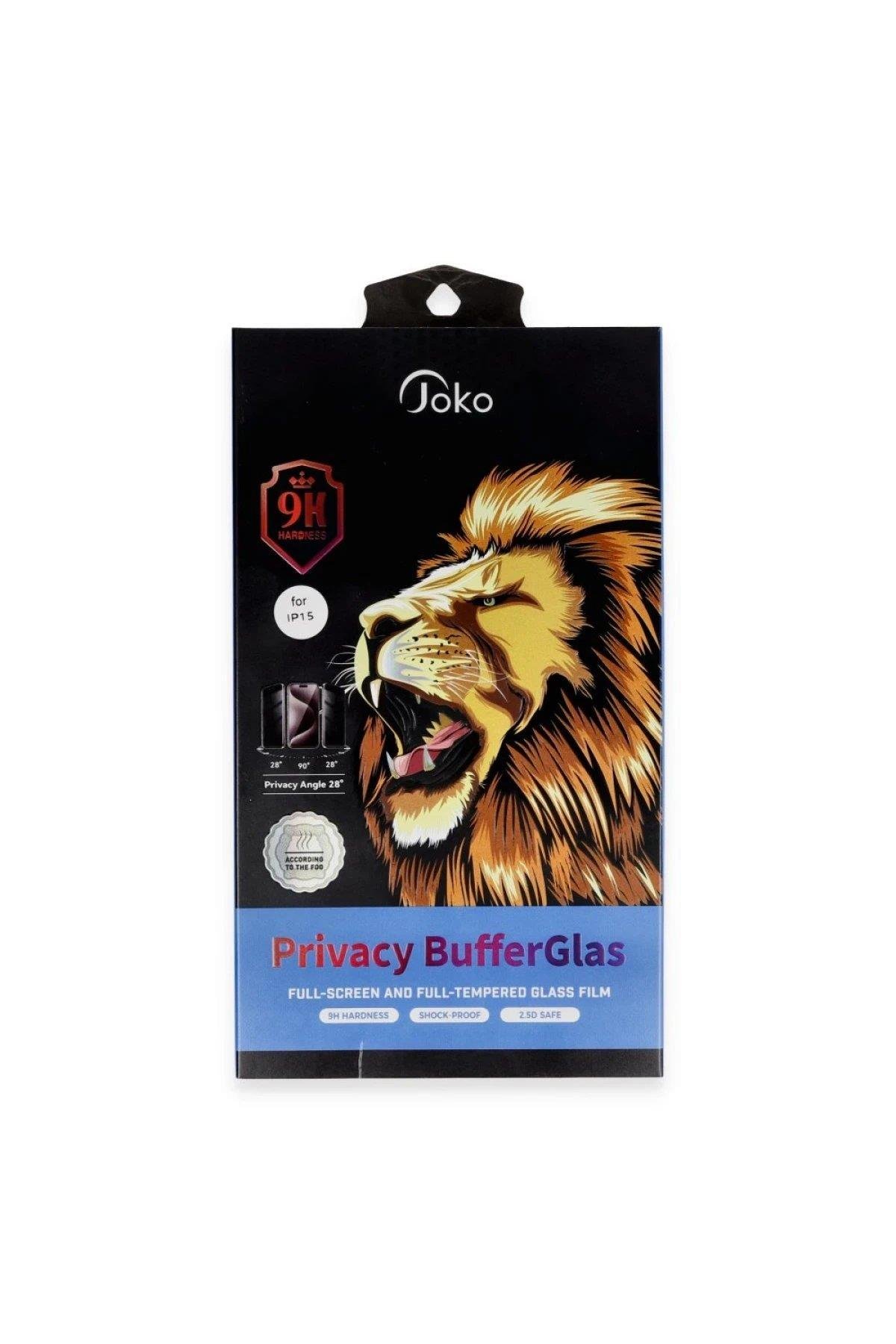 Joko iPhone 16 Pro Max Buffer Hayalet Cam Ekran Koruyucu - Siyah