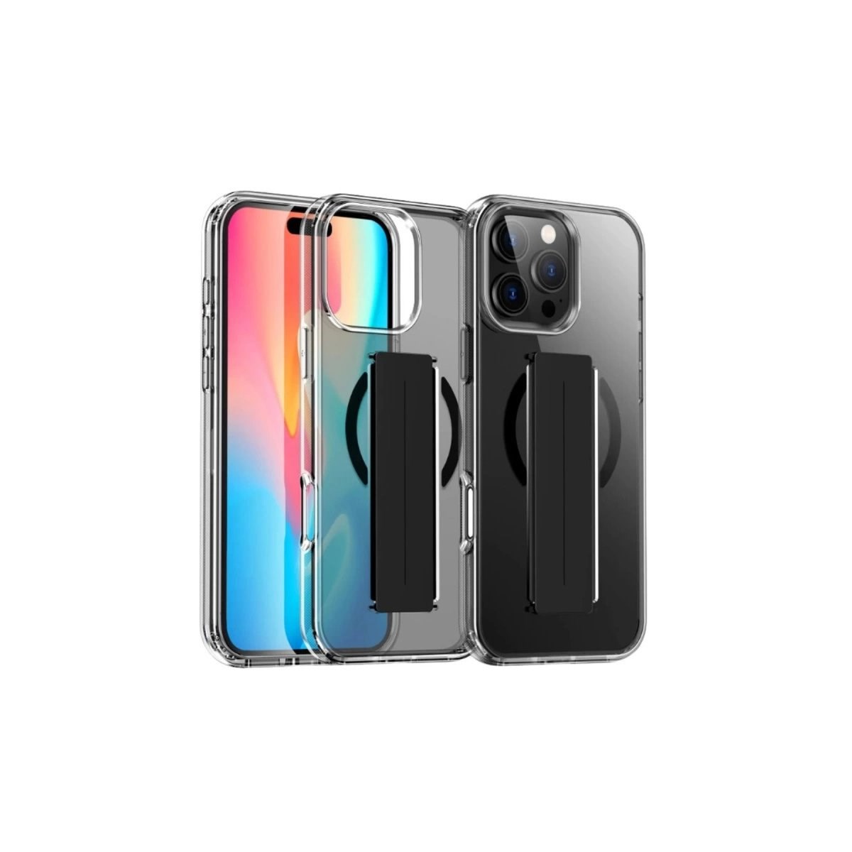 Joko İphone 16 Pro Max Kılıf Alfa Magsafe Standlı Kapak - Siyah