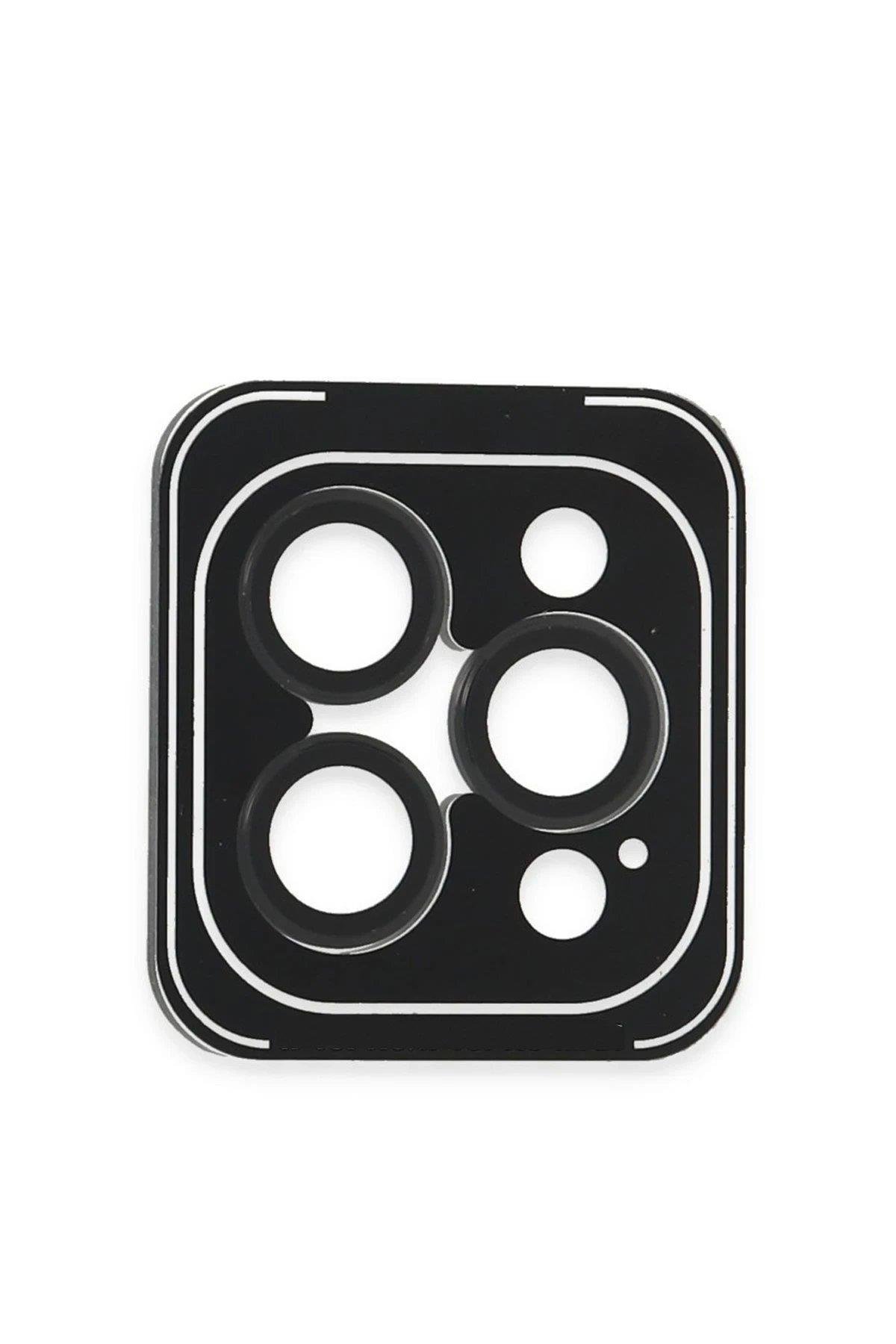Joko iPhone 16 Pro Max PVD Metal Kamera Lens - Siyah