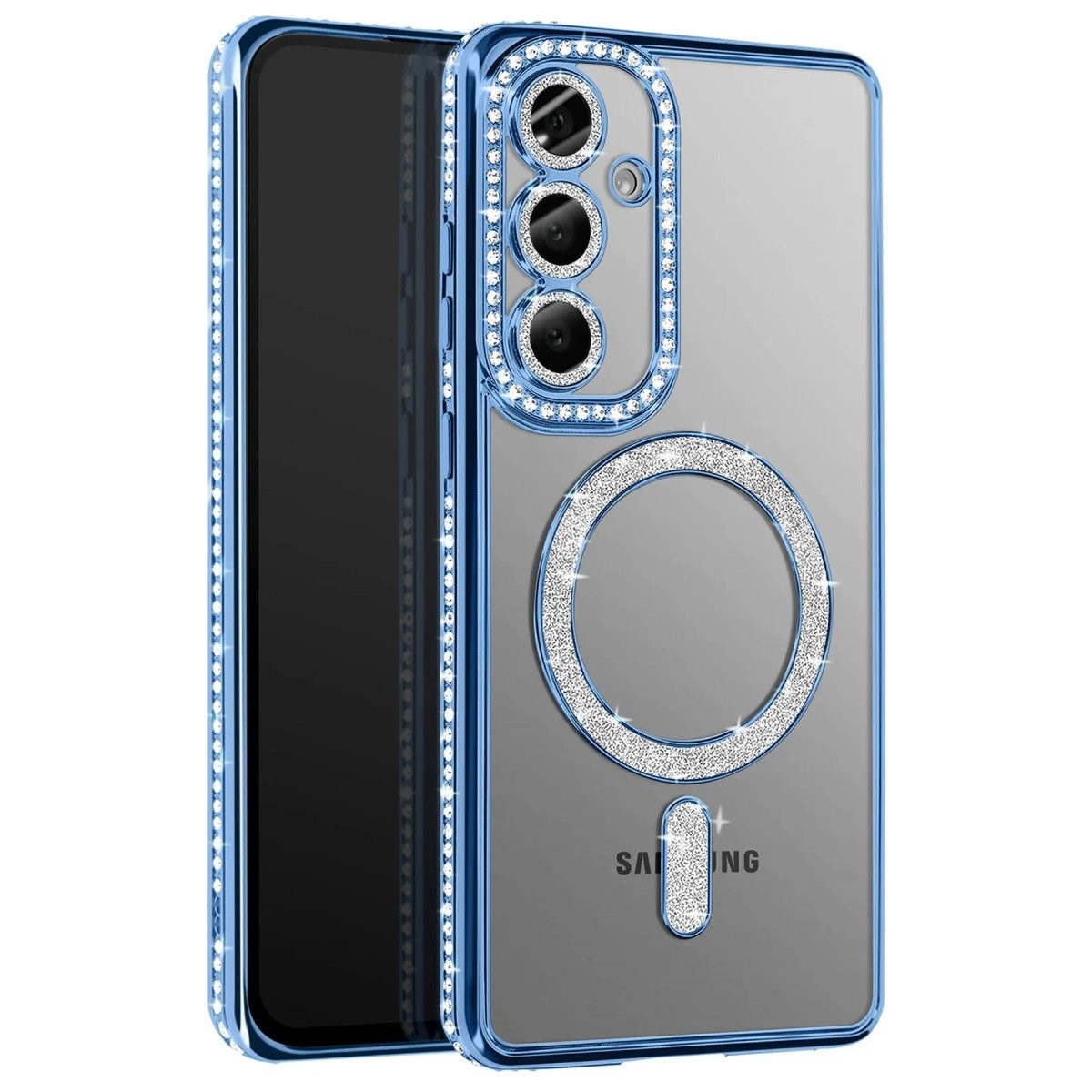 Joko Samsung Galaxy A57 5g Joke Simli Magneticsafe Kılıf - Mavi