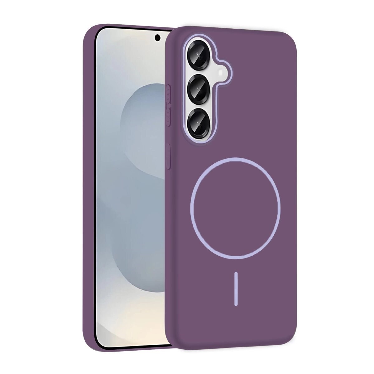 Joko Samsung Galaxy S23 Fe Broş Magsafe Kapak - Mor