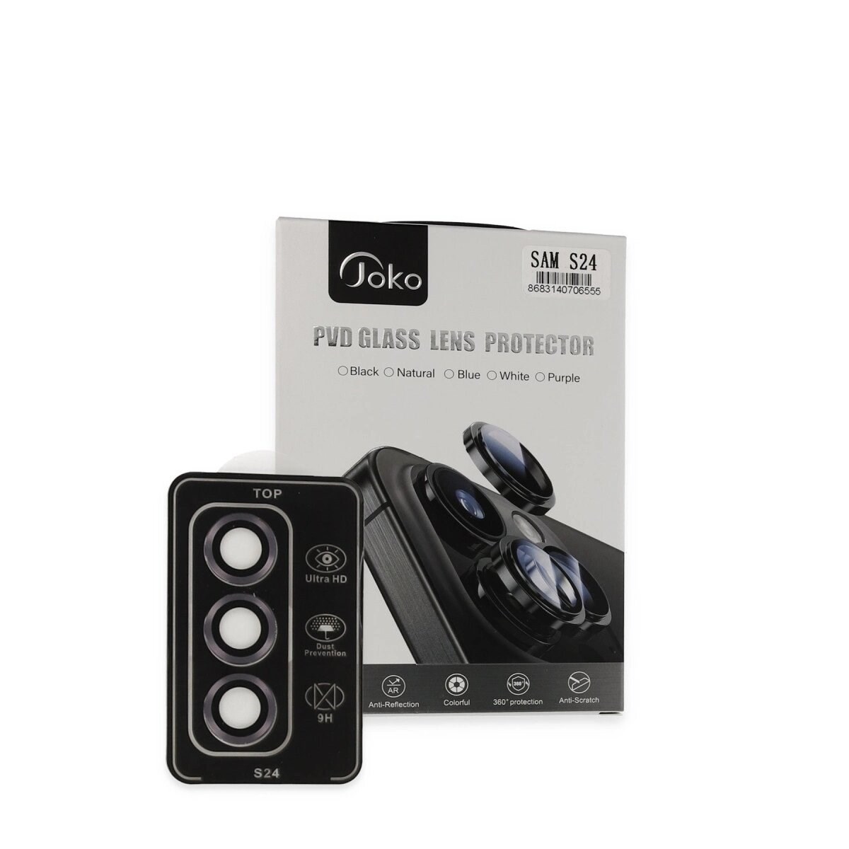Joko Samsung Galaxy S24 Pvd Metal Kamera Lens - Derin Mor