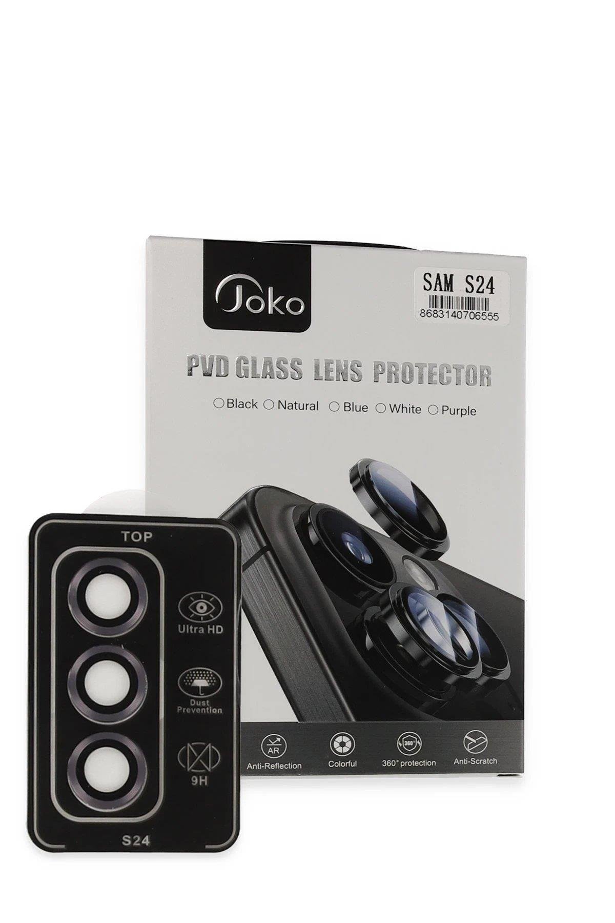 Joko Samsung Galaxy S24 PVD Metal Kamera Lens - Derin Mor