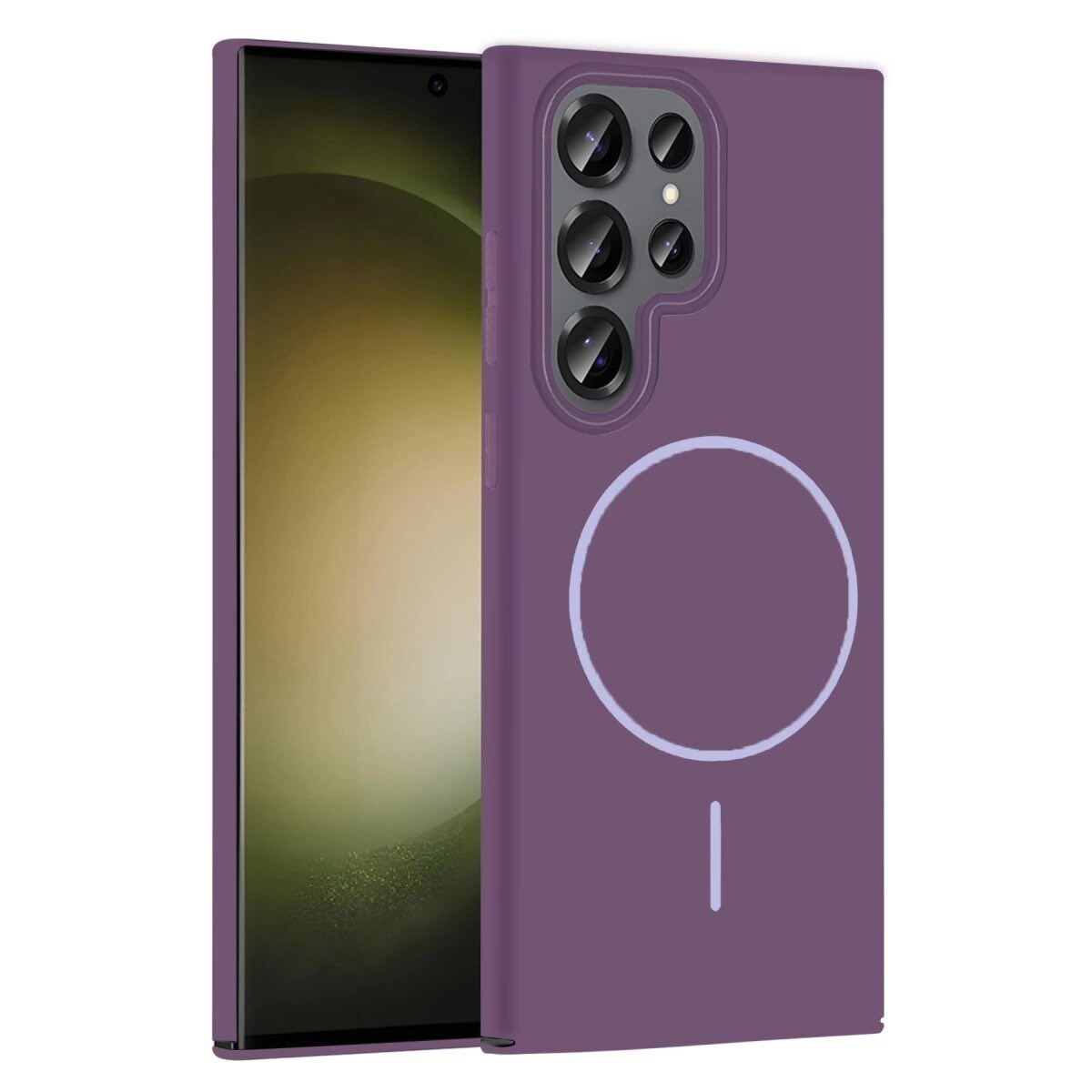 Joko Samsung Galaxy S24 Ultra Broş Magsafe Kapak - Mor
