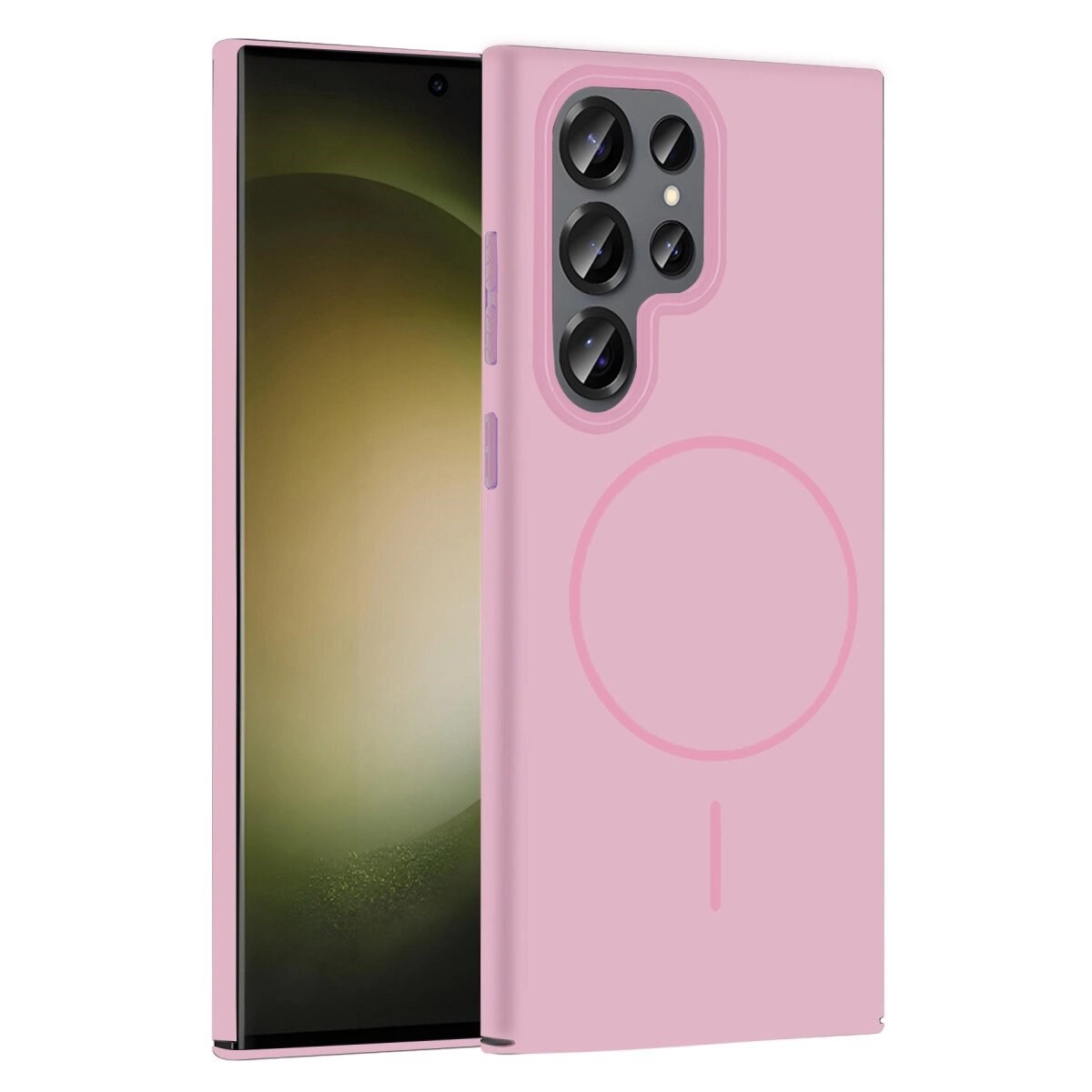 Joko Samsung Galaxy S24 Ultra Broş Magsafe Kapak - Pembe