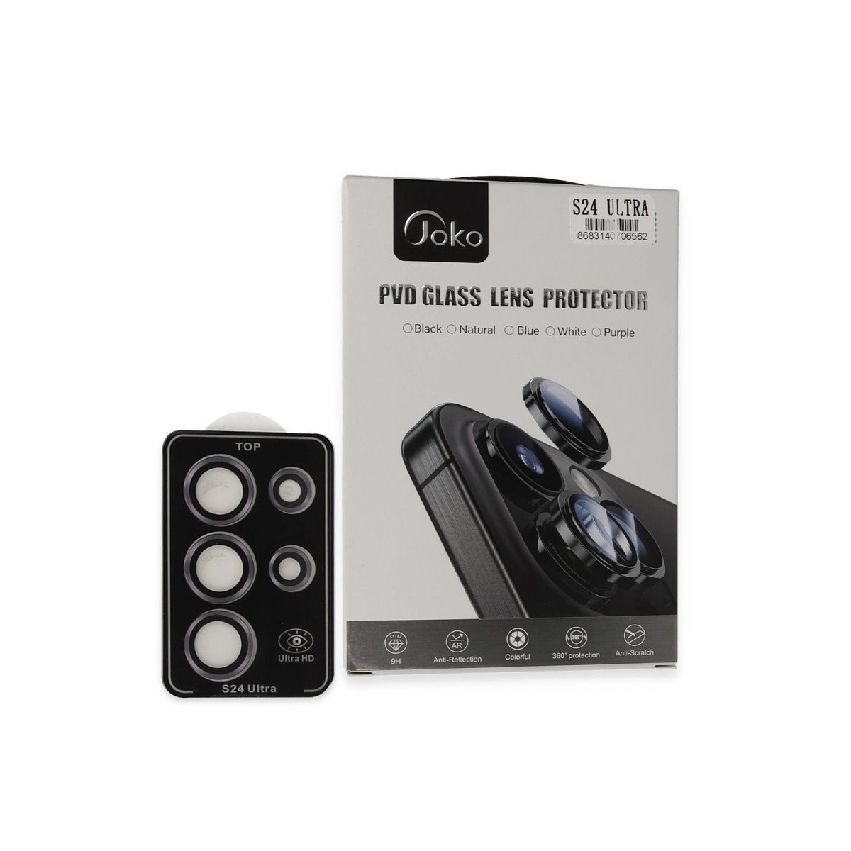 Joko Samsung Galaxy S24 Ultra Pvd Metal Kamera Lens - Derin Mor