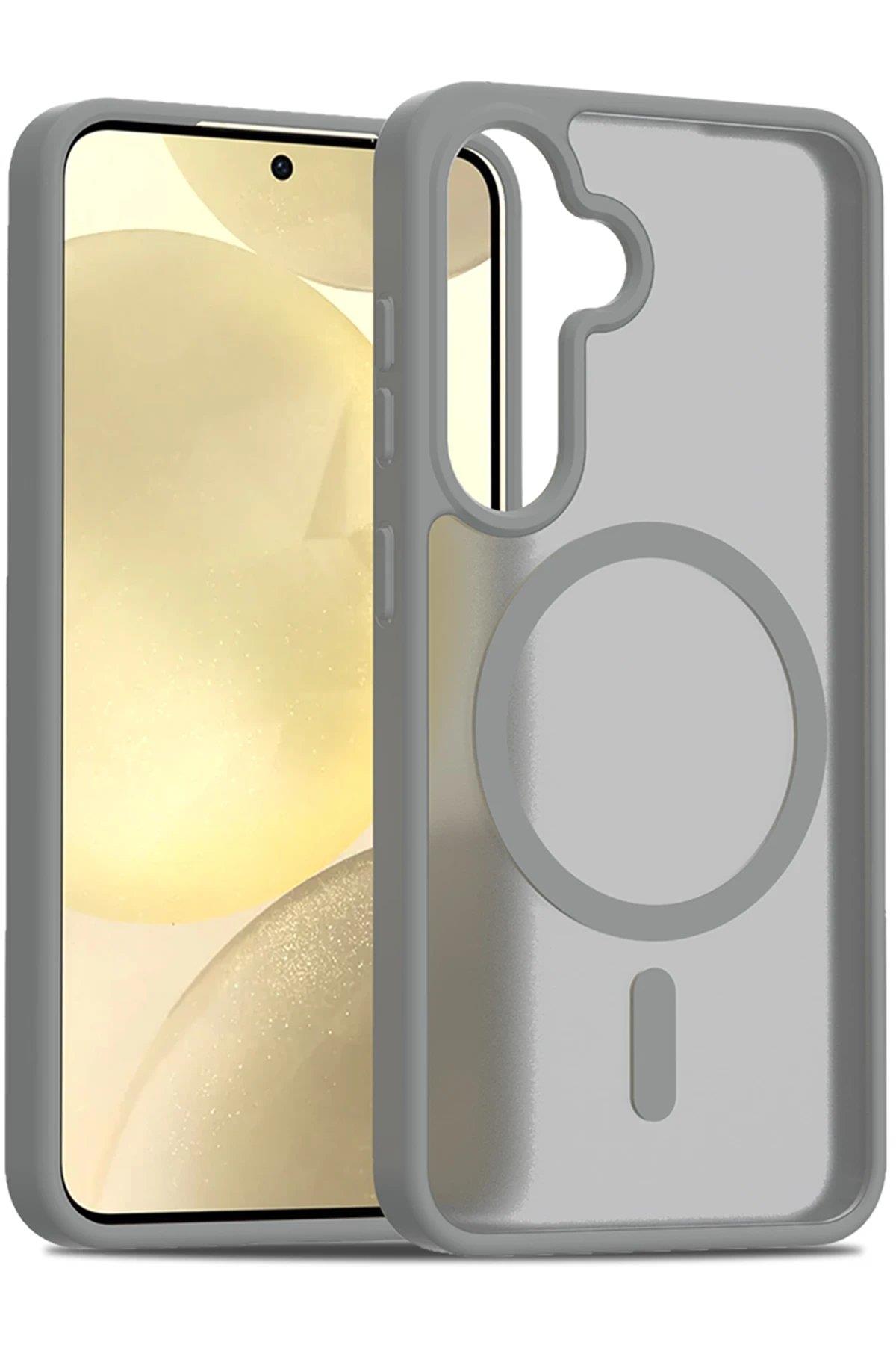 Joko Samsung Galaxy S25 Jota Magsafe Kapak - Titan Gri