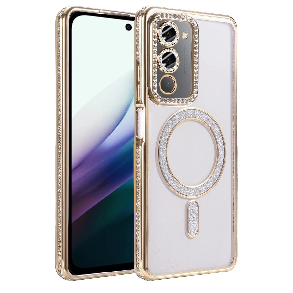 Joko Xiaomi Redmi 15 4g Joke Simli Magneticsafe Kılıf - Gold