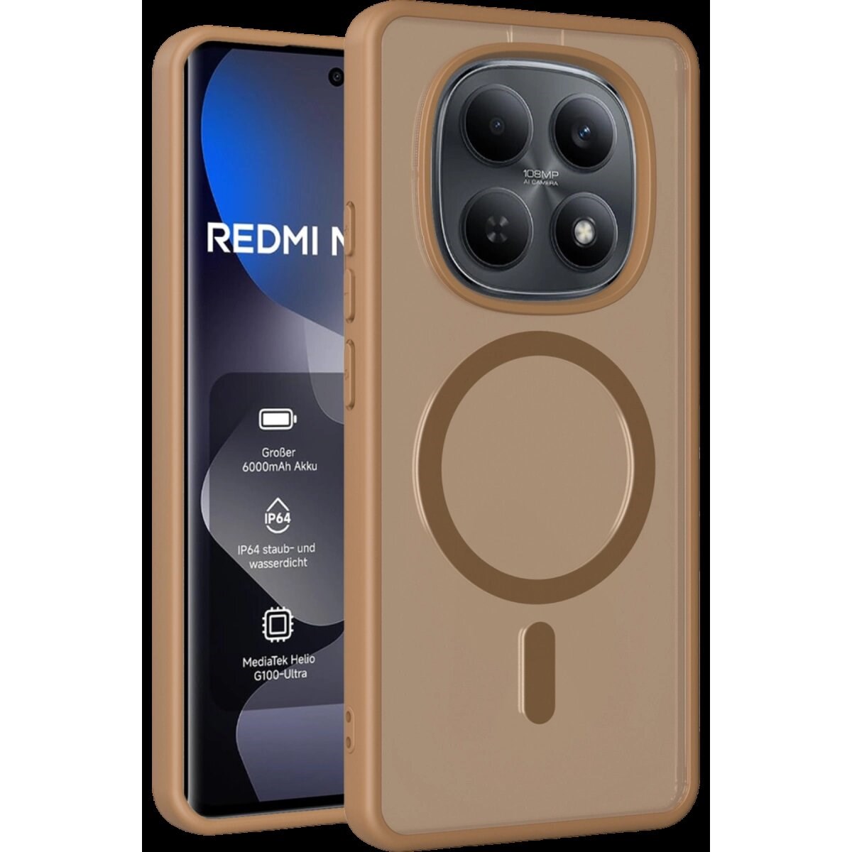 Joko Xiaomi Redmi Note 15 4g Jota Magsafe Kapak - Çöl Titanyum