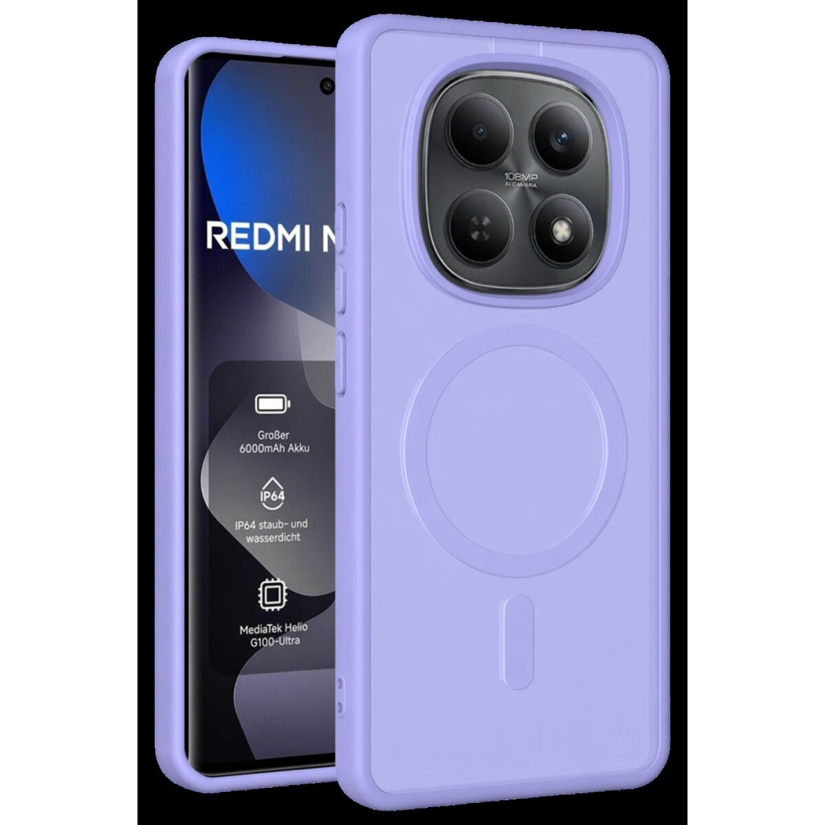 Joko Xiaomi Redmi Note 15 Pro 5g Jota Magsafe Kapak - Lila