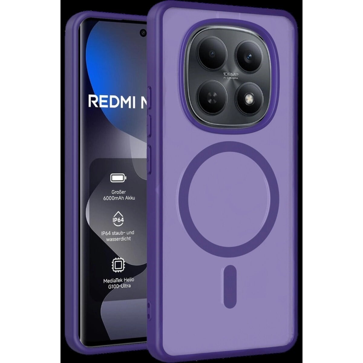 Joko Xiaomi Redmi Note 15 Pro Plus 5g Jota Magsafe Kapak - Derin Mor