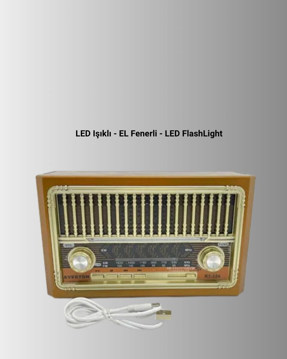 Kablosuz Bluetooth Hoparlör ve FM Radyo