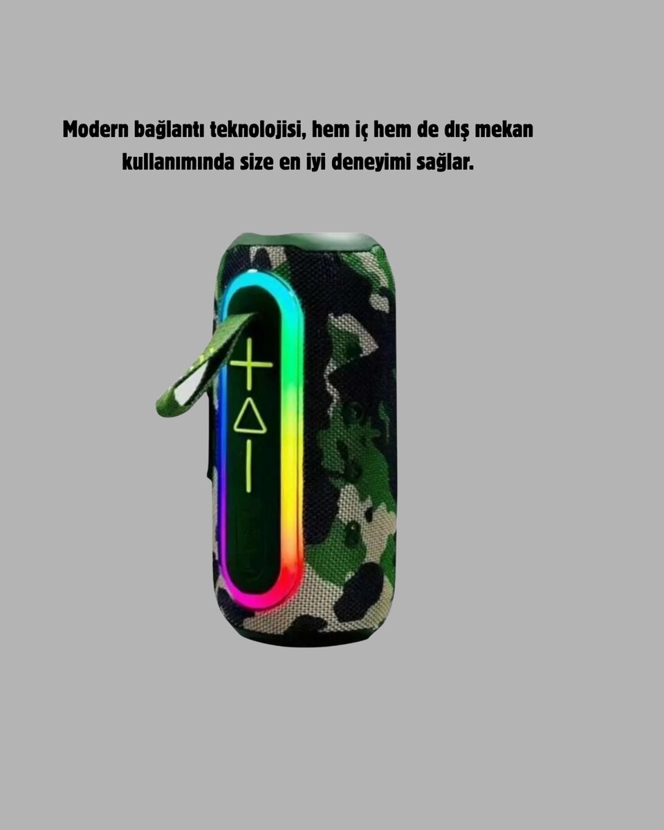 Kablosuz Hoparlör – Bluetooth 5.1, Güçlü Bas ve 10 Metre Menzil