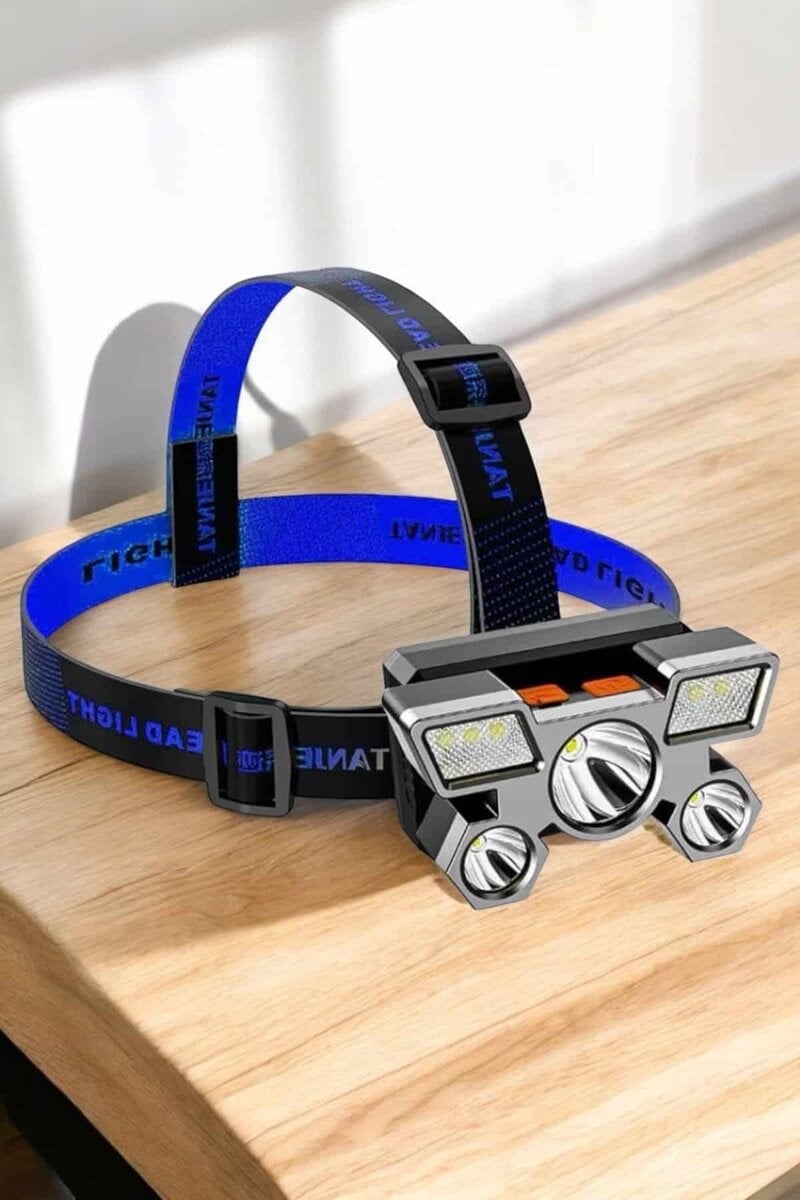 Kafa Lambası Hafif ve Esnek Çift Anahtarlı Far Led Işık