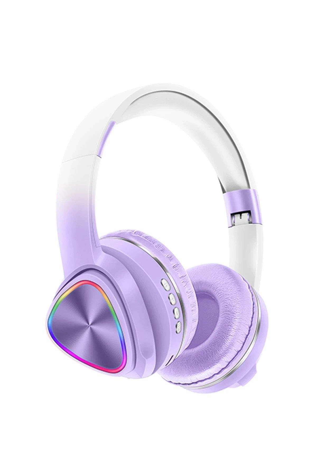 Karler Bass Tune 650 BT RGB Kablosuz Kafaüstü Kulaklık - Lila