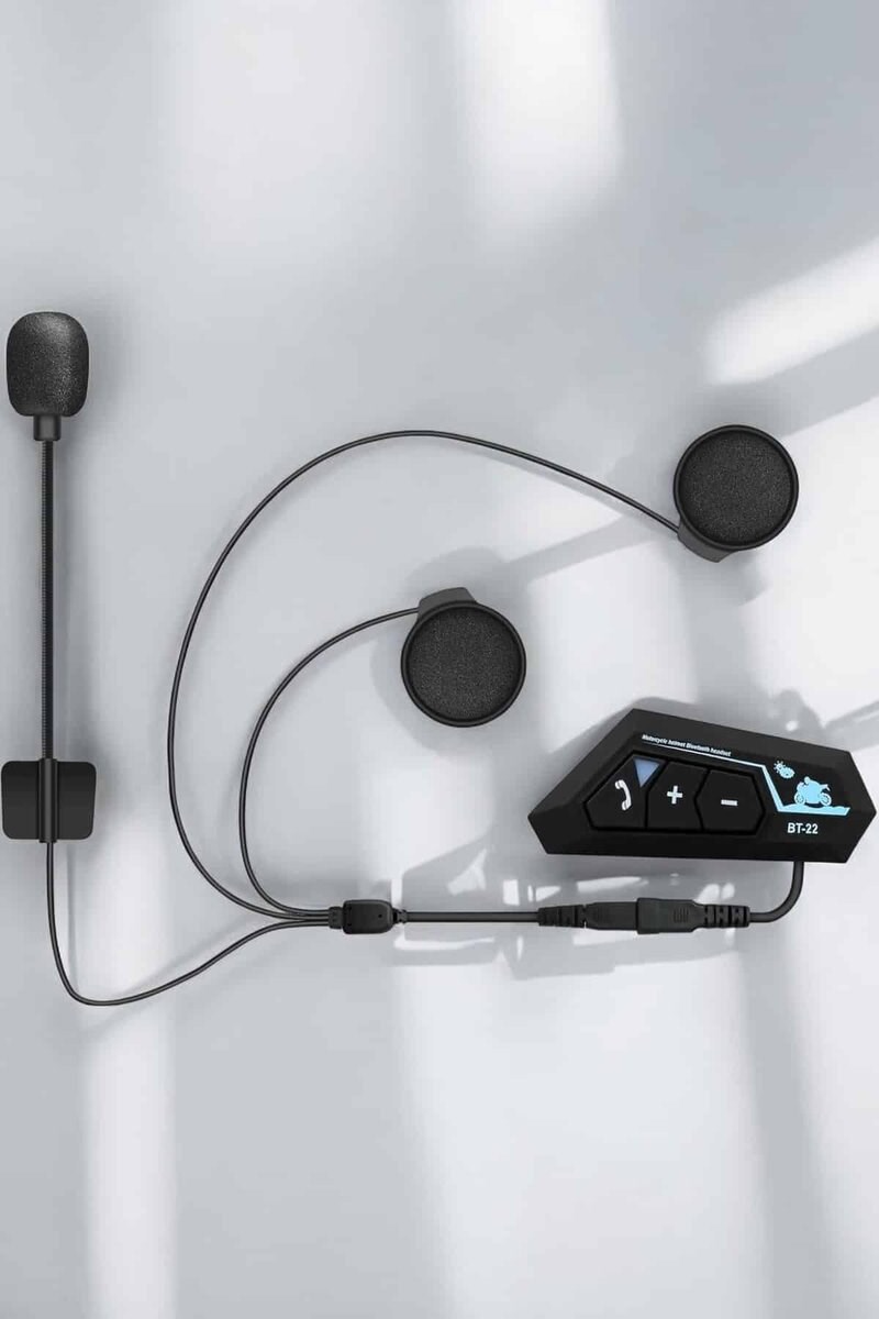 Kask Kulaklığı Motosiklet Intercom Interkom Dinleme Konuşma Özellikli Su Geçirmez