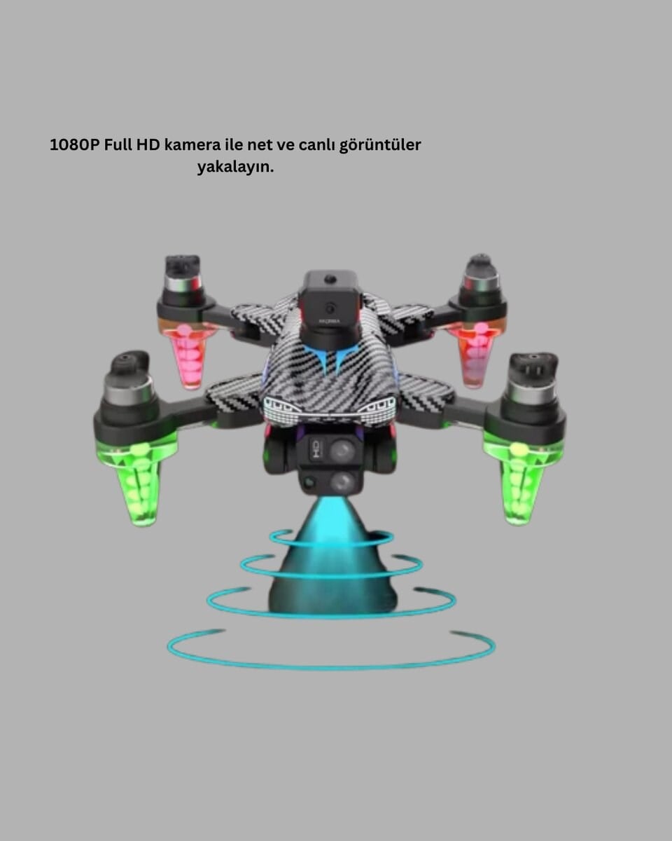 Katlanabilir Drone 1080P Kamera 0-100m Uçuş Mesafeli