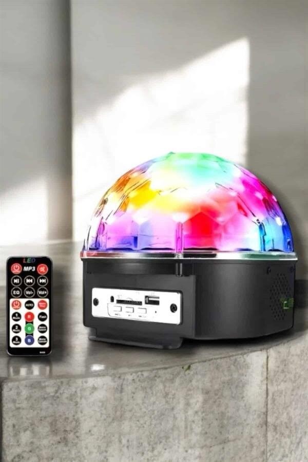 Kompakt Tasarımlı, Telefon Kontrollü Disko Topu Işıkları