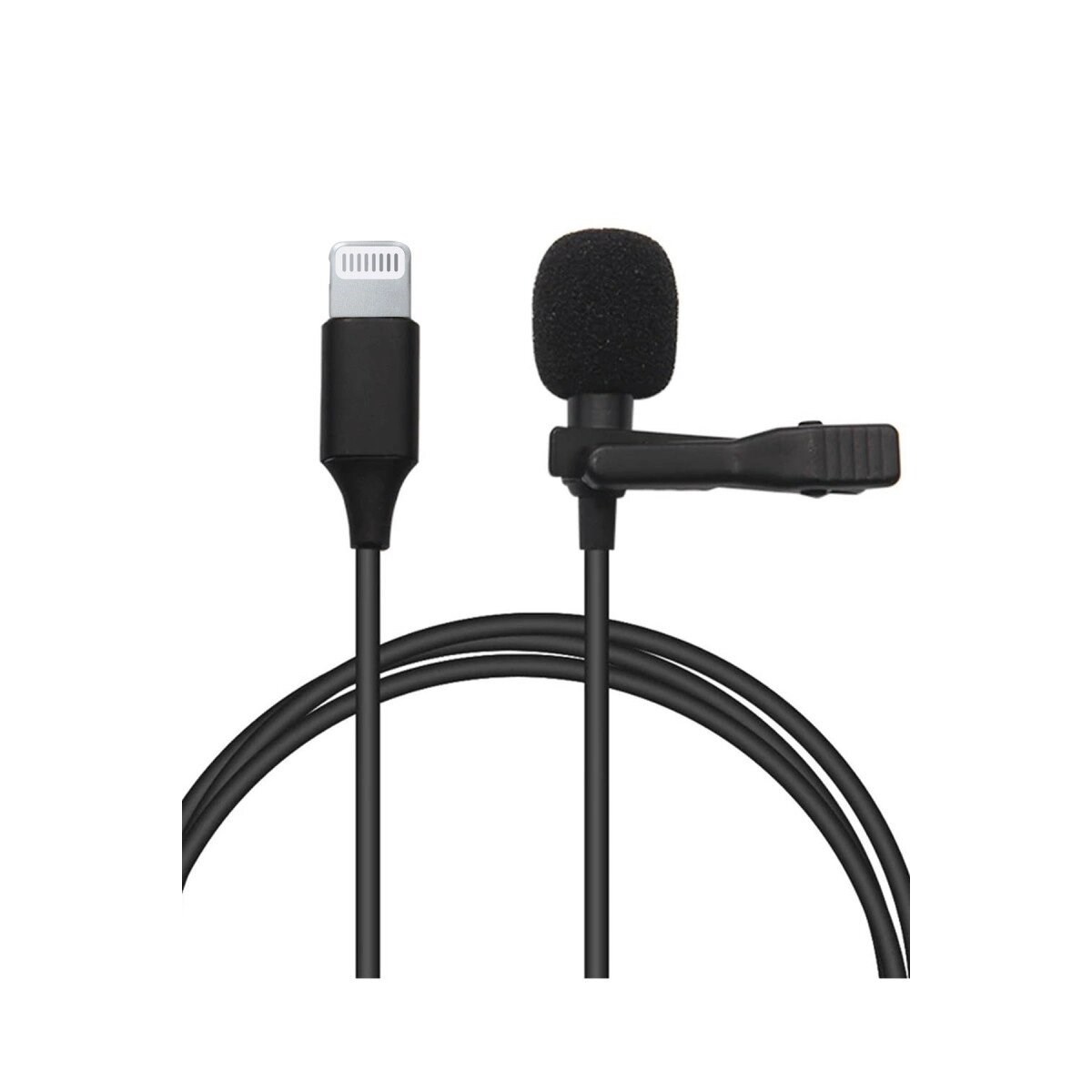 Lightning 2 Metre Double Mikrofon - Siyah