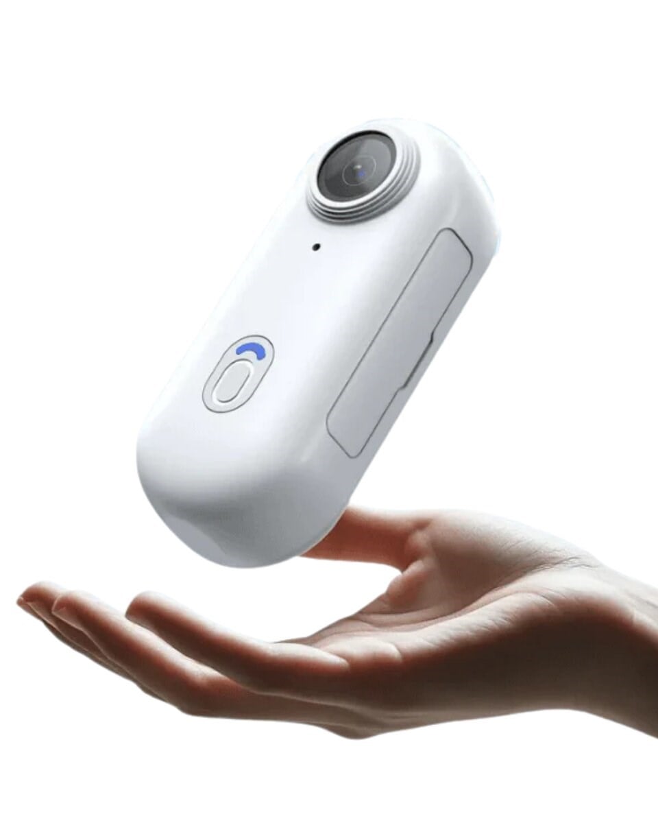 Manyetik Klipsli Mini Aksiyon Kamera 1080P WiFi Bağlantılı Geniş Açılı Lens