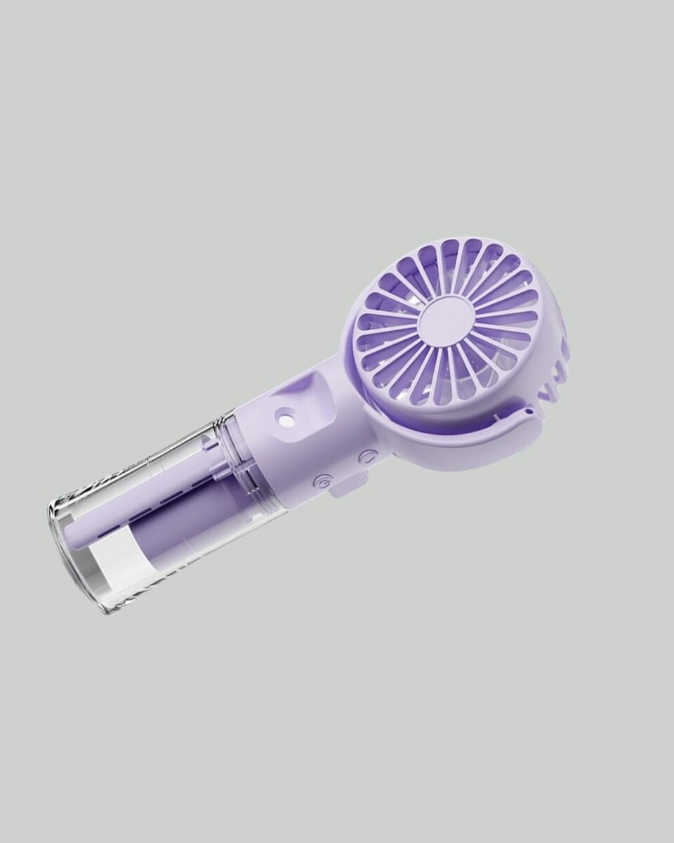 Masaüstü ve Elde Kullanıma Uygun Su Buharlı Şarjlı Fan