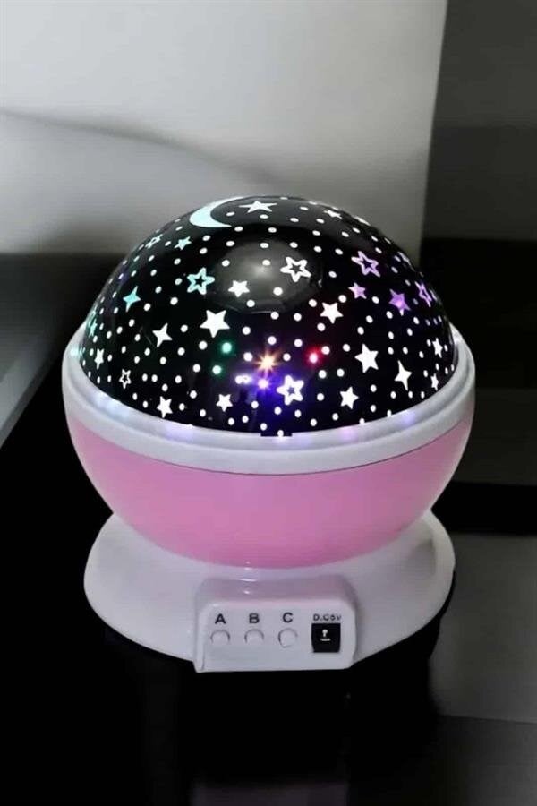 Mavi ve Mor Işıklı Star Master Projeksiyon Lambası