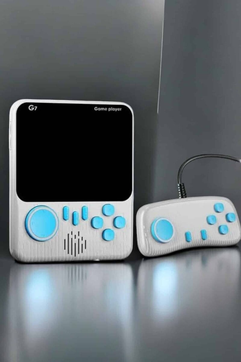 Mini Atari El Atarisi 3.5 inç Ekran Çift Konsol 666 Adet Retro Oyun Gameboy El Atarisi
