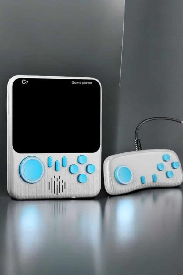 Mini Atari El Atarisi 3.5 inç Ekran Çift Konsol 666 Adet Retro Oyun Gameboy El Atarisi