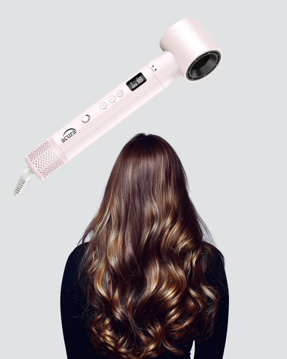 Motorlu LCD Ekranlı Saç Şekillendirme Seti