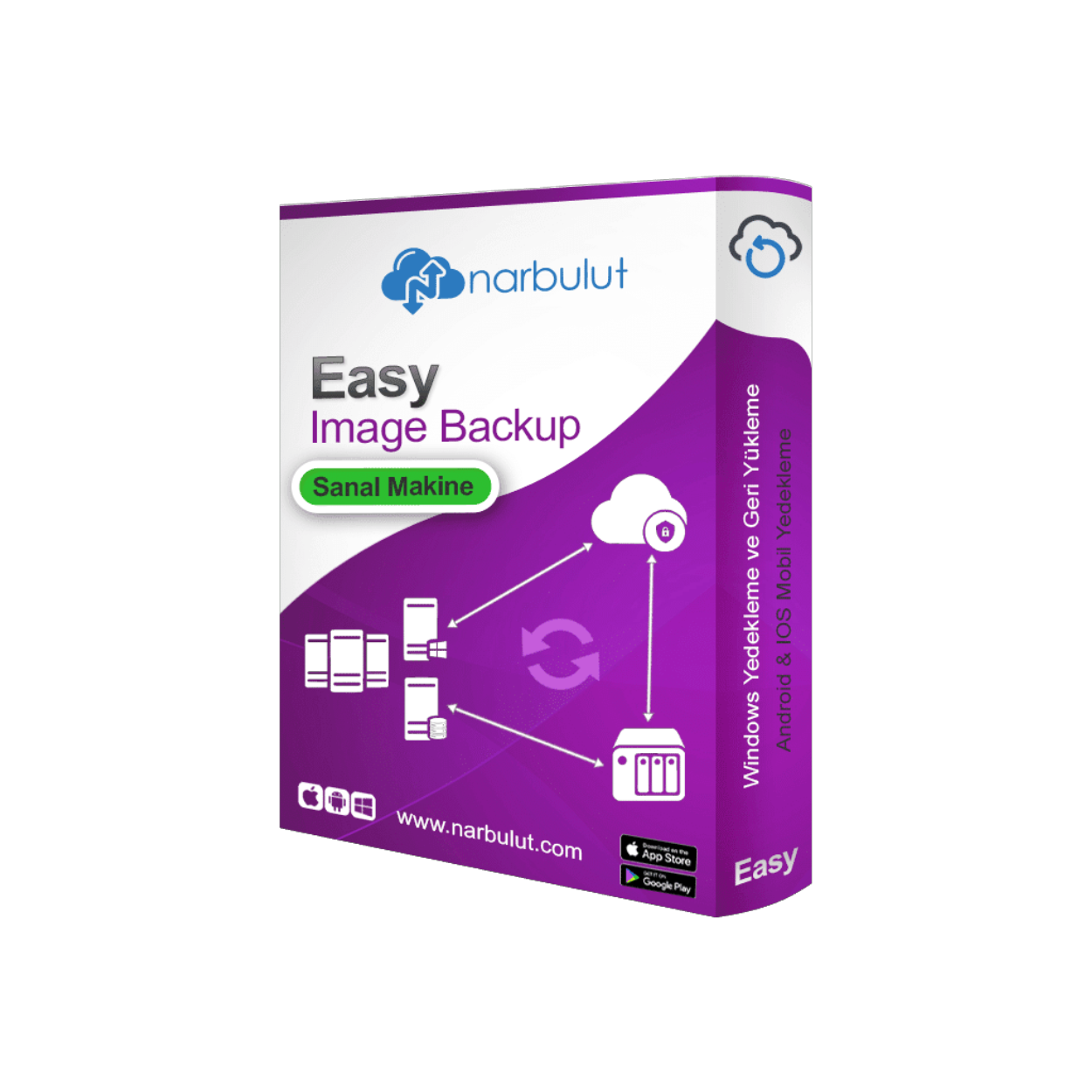 NARBULUT Easy Image Backup for Virtual Machine Subscription License 1yıl basic support is included.