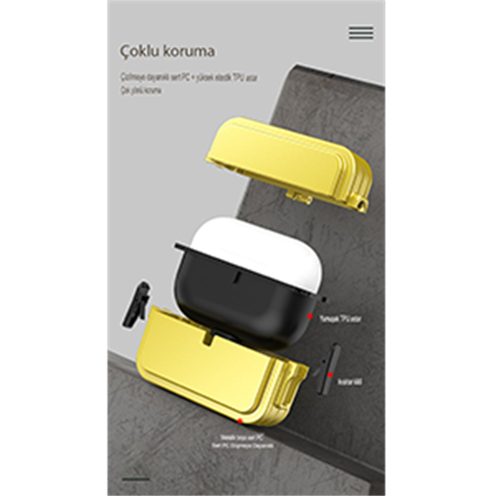 NEWFACE 404 AİRPODS KORUYUCU KILIF