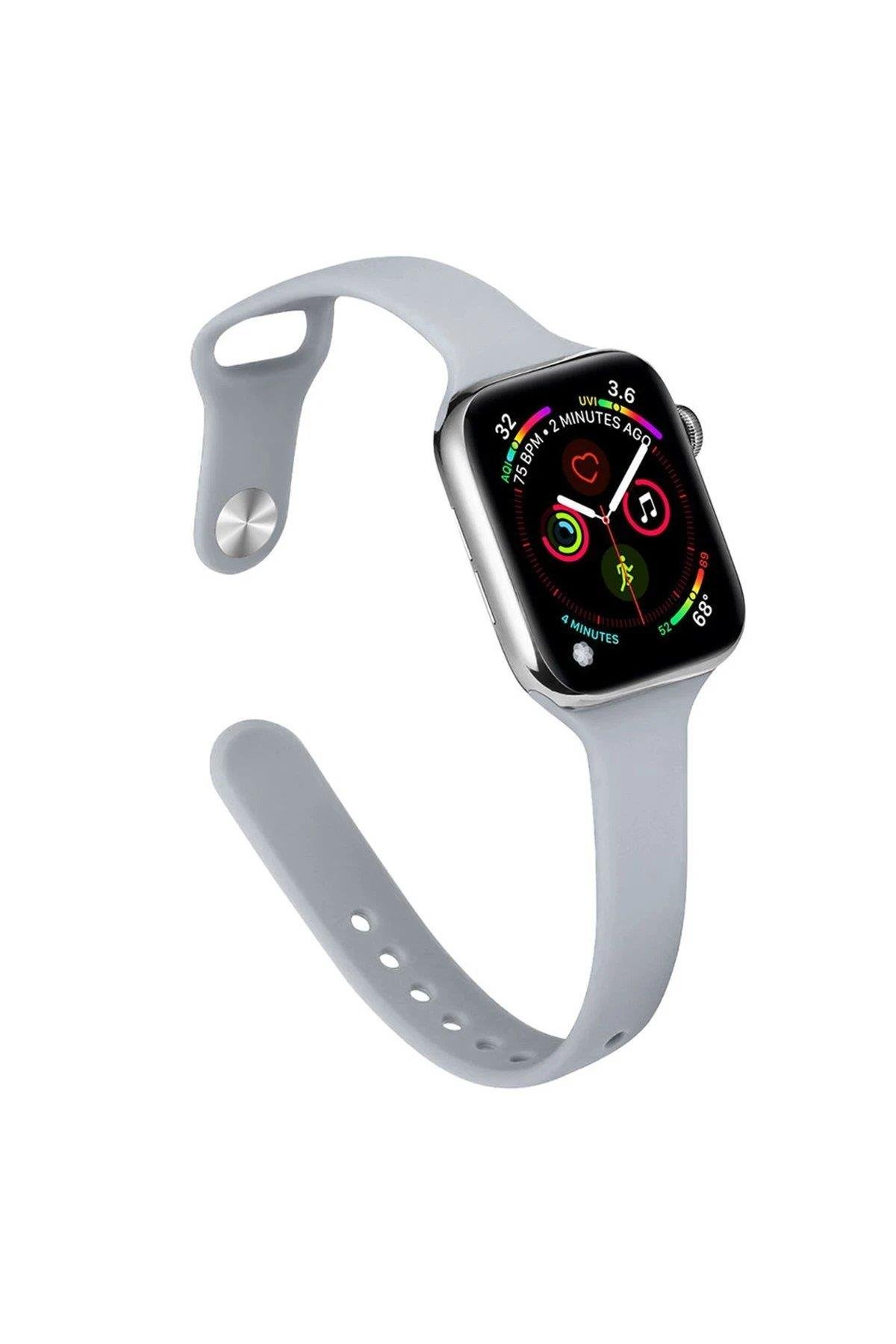 Newface Apple Watch 38mm Klasik Kordon - Açık Gri