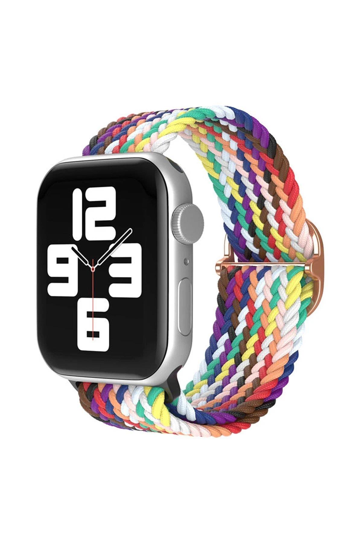 Newface Apple Watch 42mm Star Kordon - Gökkuşağı 2