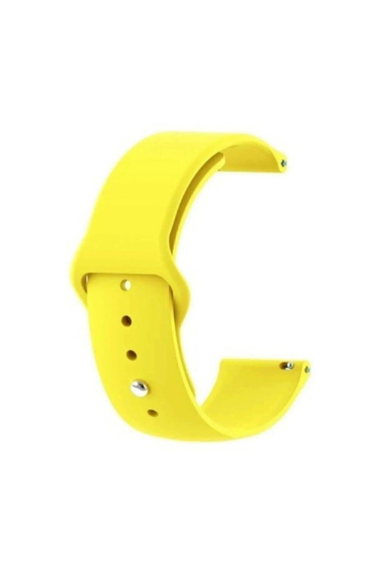 Newface Huawei GT4 41mm 18mm Klasik Kordon - Sarı