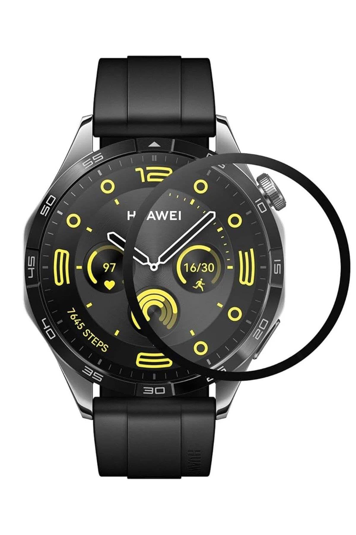 Newface Huawei GT4 41mm 18mm Polymer Nano Ekran Koruyucu - Şeffaf