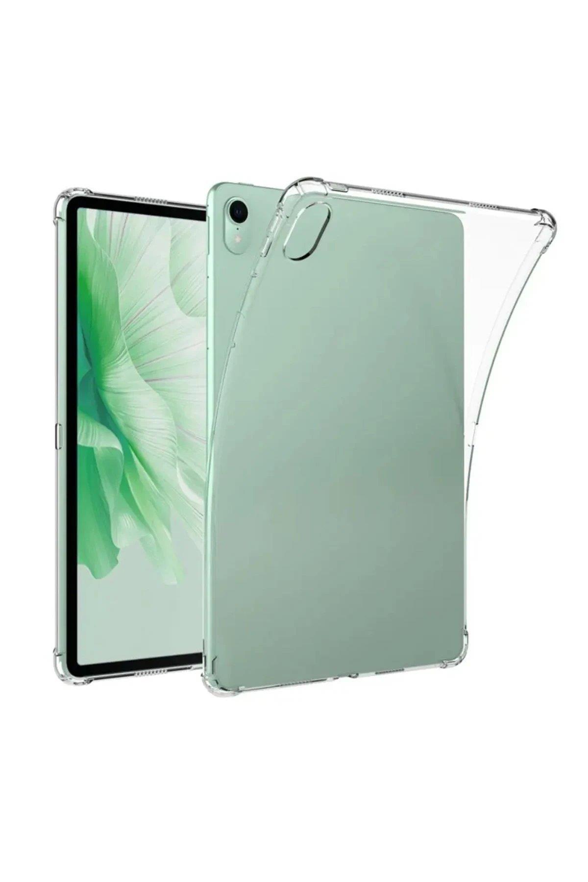 Newface Huawei MatePad 11 (2023) Kılıf Anti Şeffaf Tablet Silikon - Şeffaf