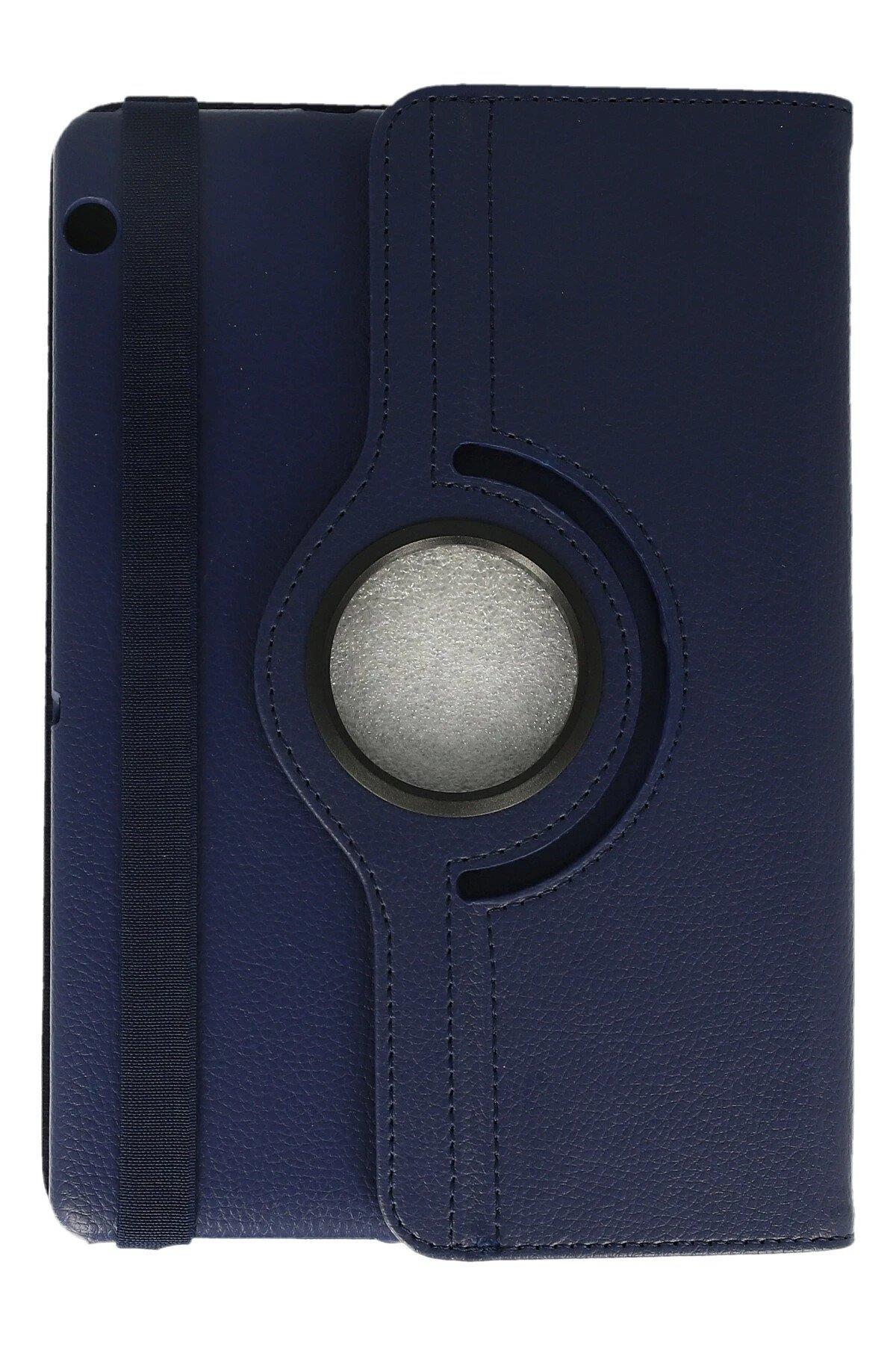 Newface Huawei MediaPad T3 10 / 9.6 Kılıf 360 Tablet Deri Kılıf - Lacivert