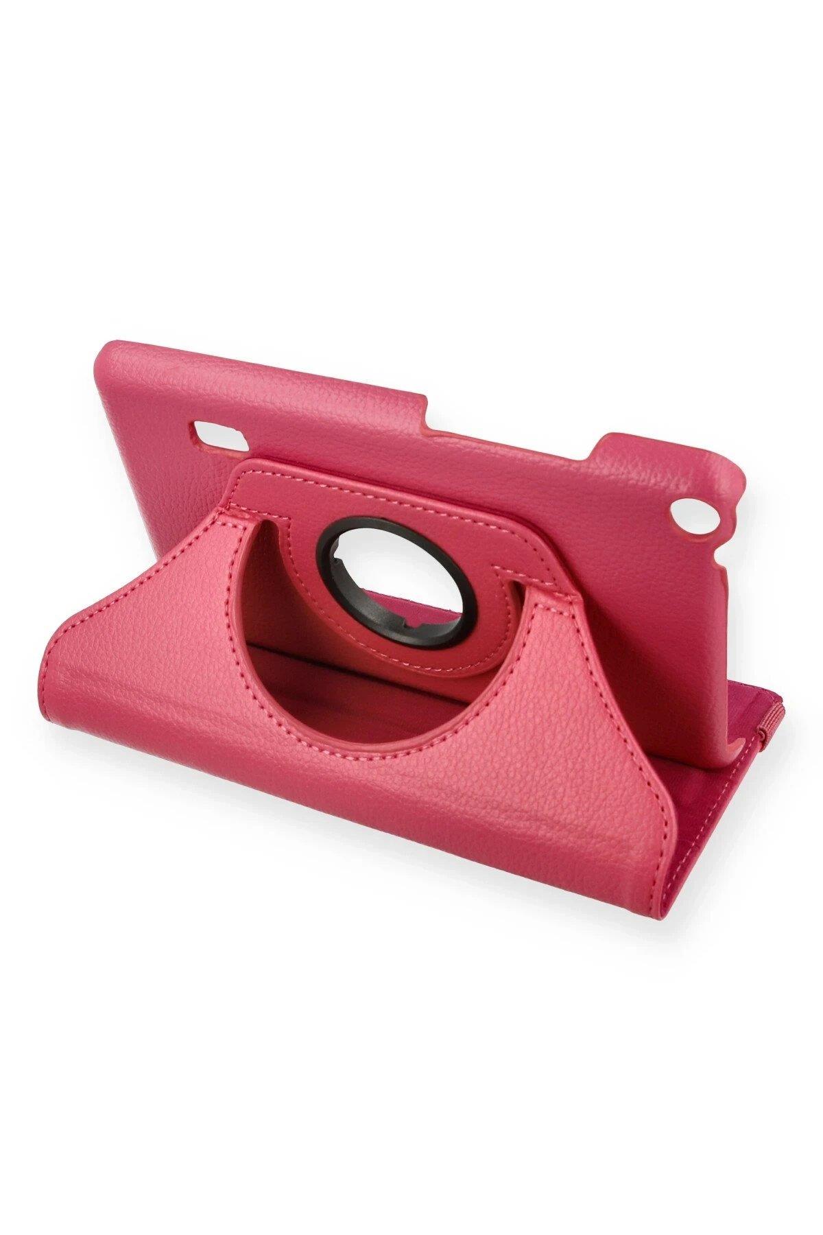 Newface Huawei MediaPad T3 7 Kılıf 360 Tablet Deri Kılıf - Pembe