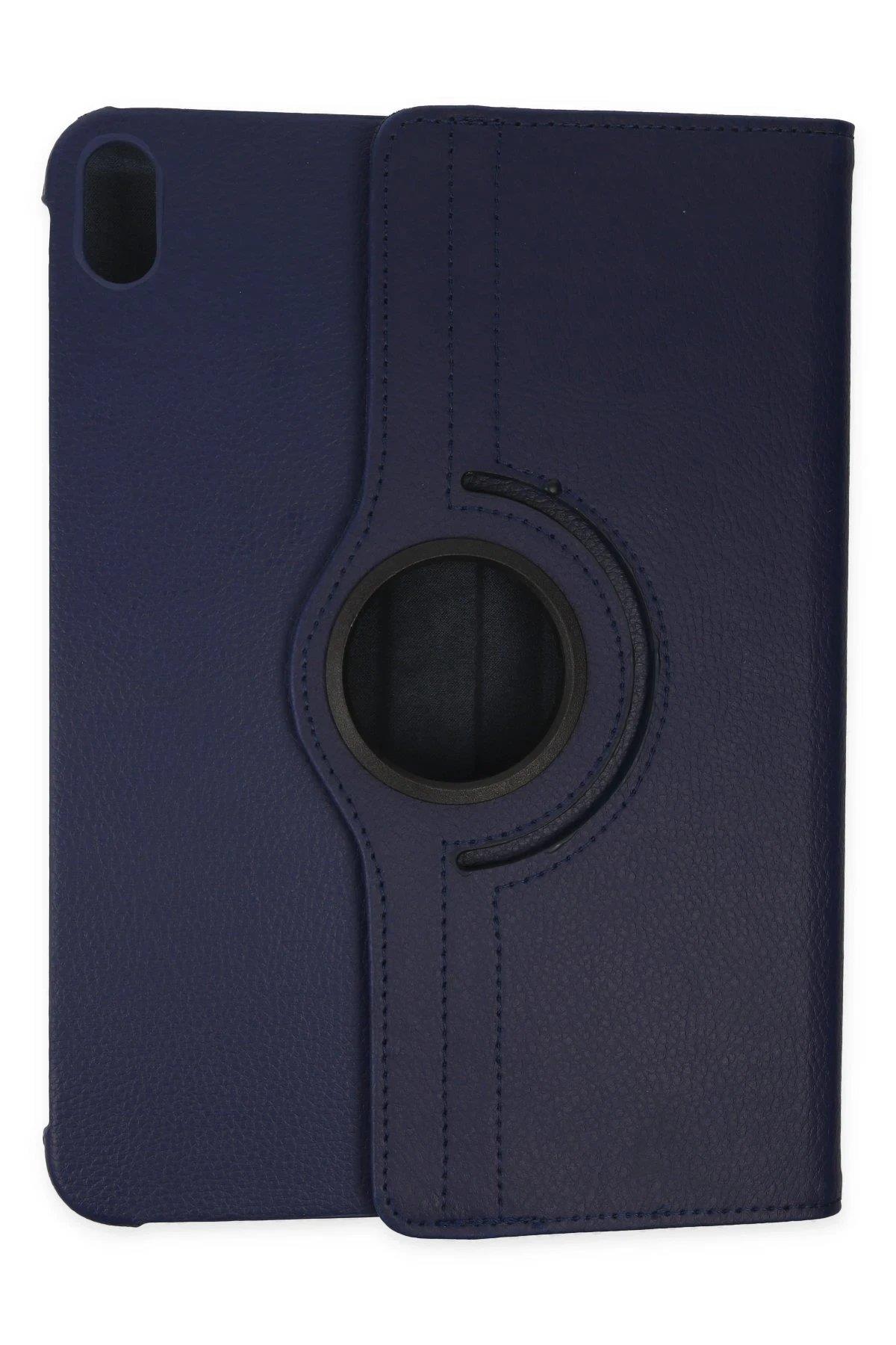 Newface iPad 2022 10.9 (10.nesil) Kılıf 360 Tablet Deri Kılıf - Lacivert