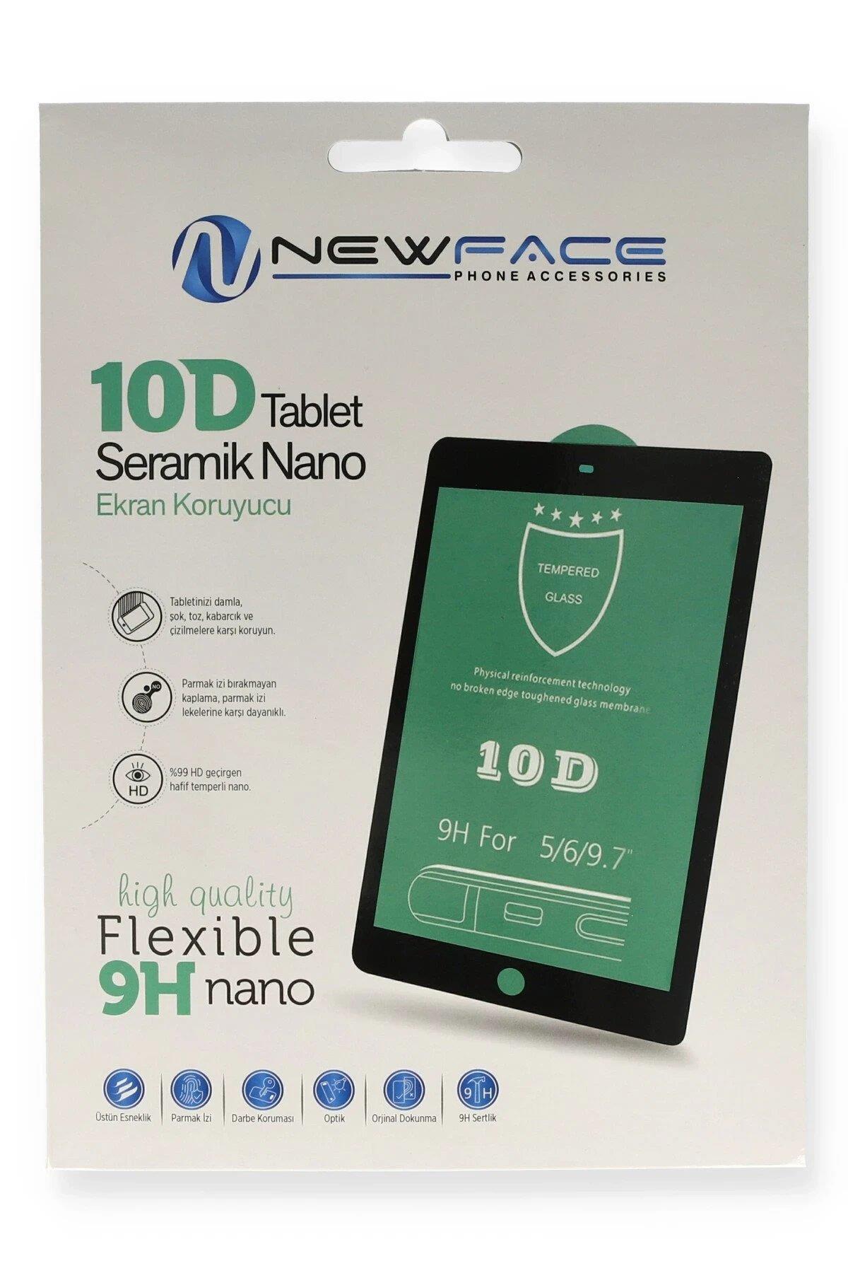 Newface iPad 4 9.7 Tablet 10D Seramik Nano