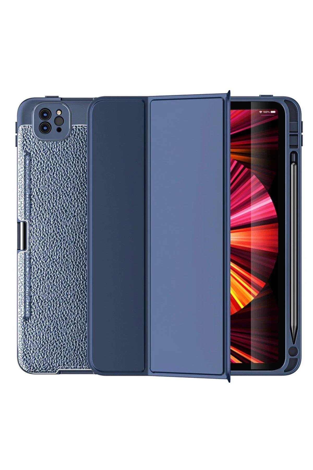 Newface iPad Pro 11 (2020) Kılıf Tablet Focus Silikon - Lacivert