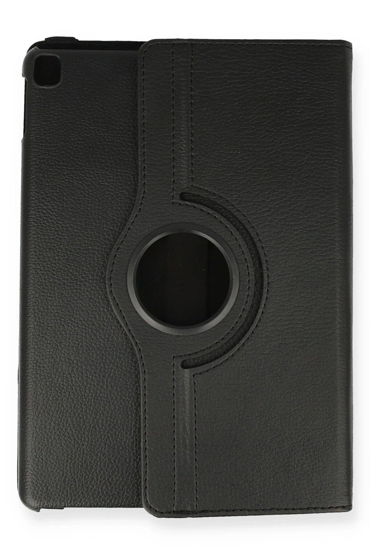 Newface iPad Pro 13 (2024) Kılıf 360 Tablet Deri Kılıf - Siyah