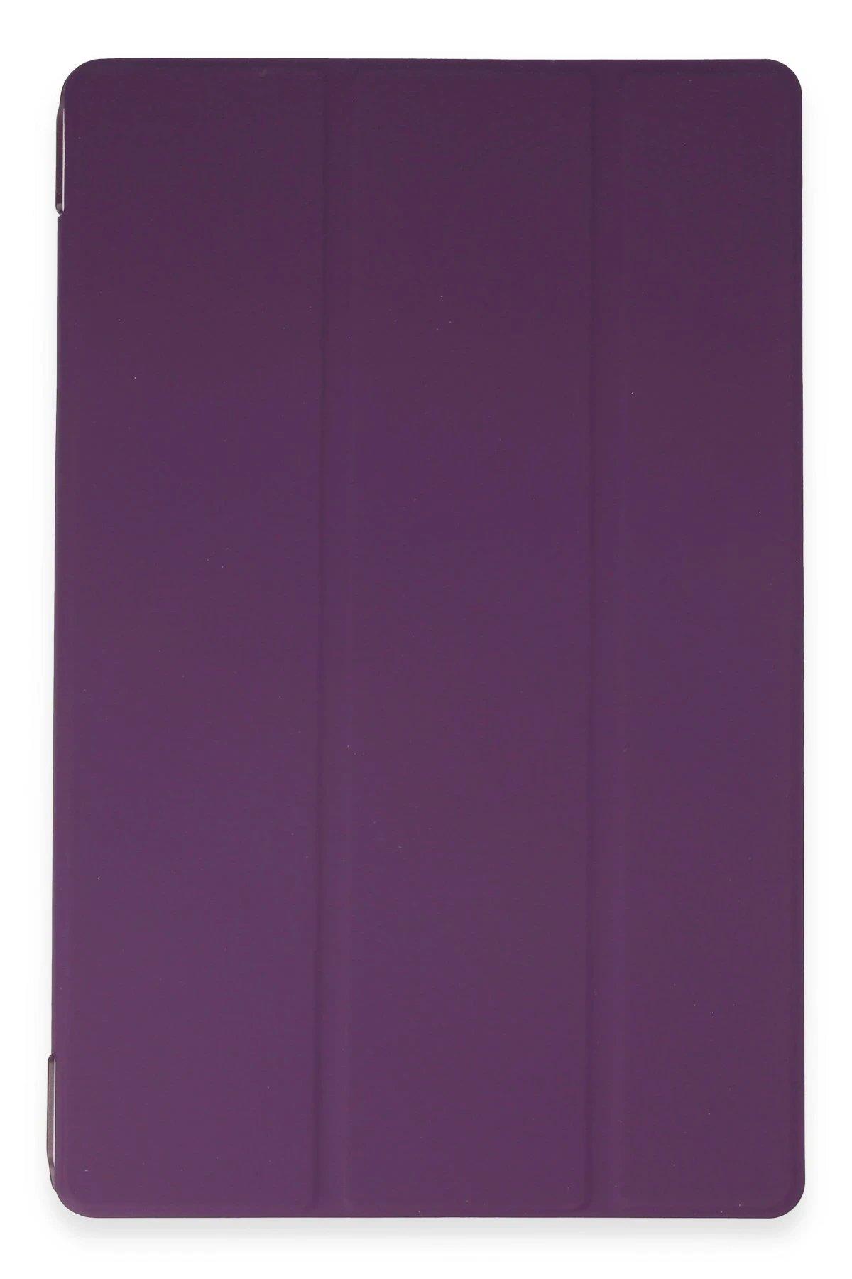 Newface iPad Pro 13 (2024) Kılıf Tablet Smart Kılıf - Mor