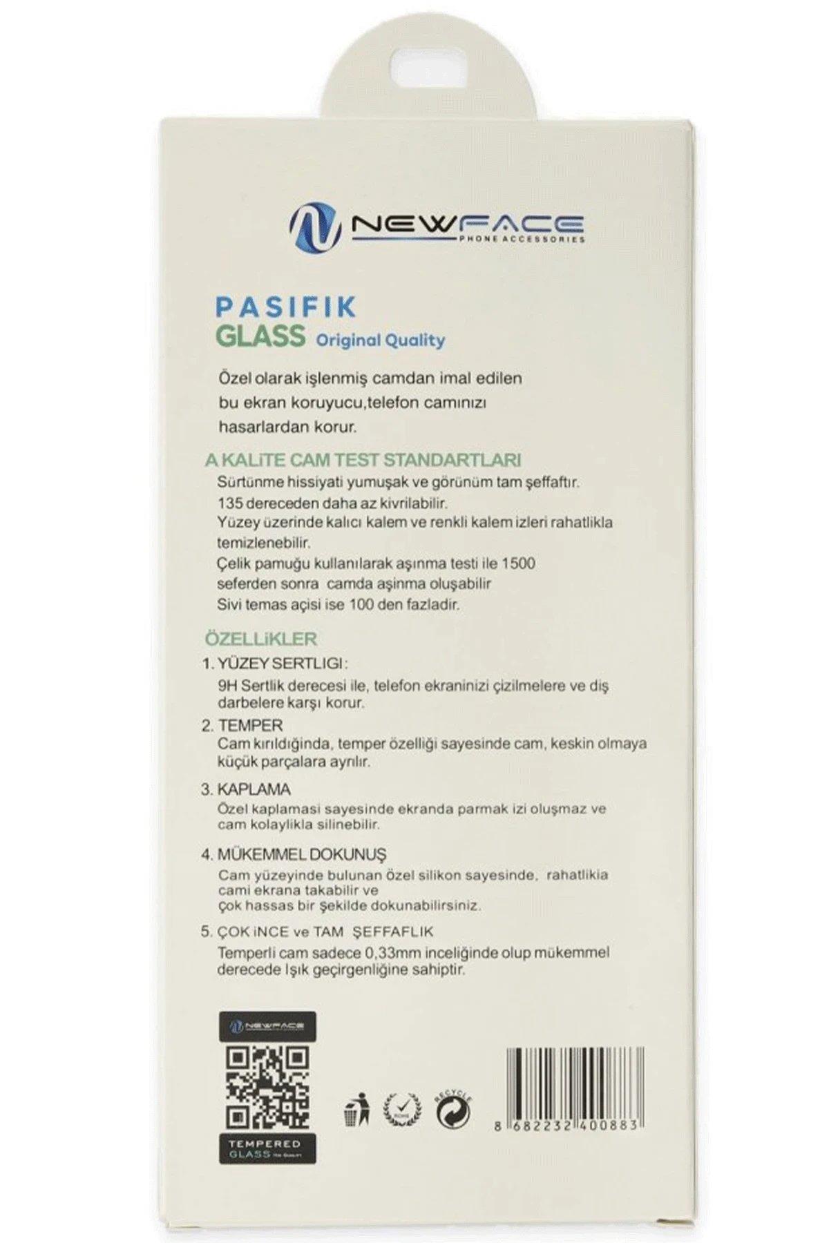 Newface iPhone 16 Pasifik Cam Ekran Koruyucu