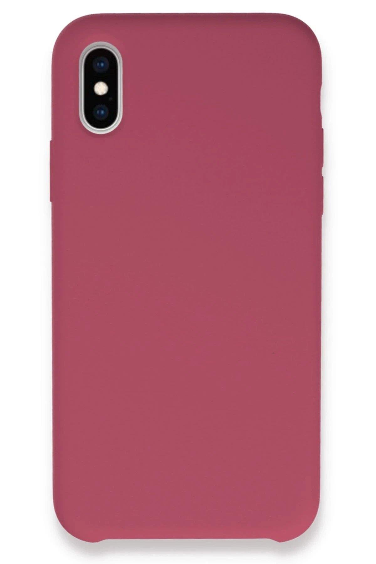 Newface iPhone X Kılıf Lansman Legant Silikon - Fuşya