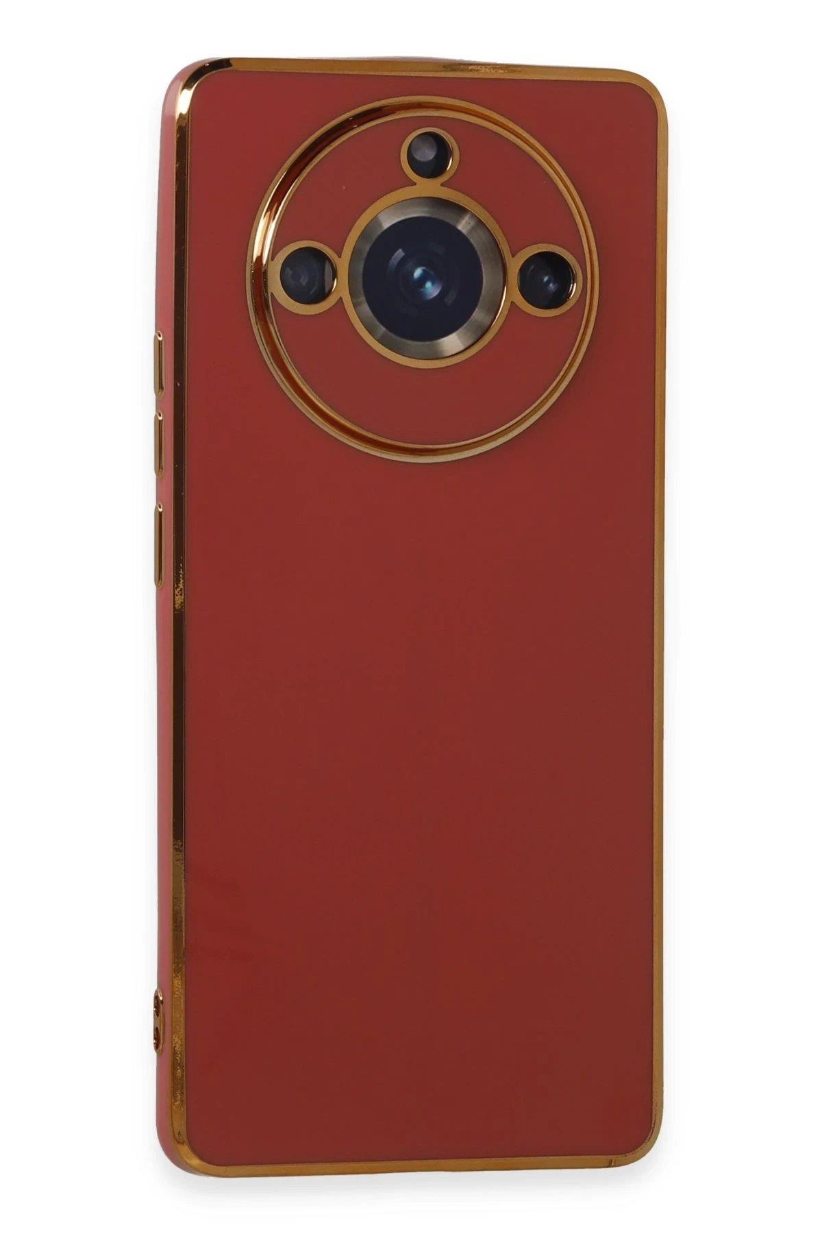 Newface Realme 11 Pro Kılıf Volet Silikon - Kırmızı