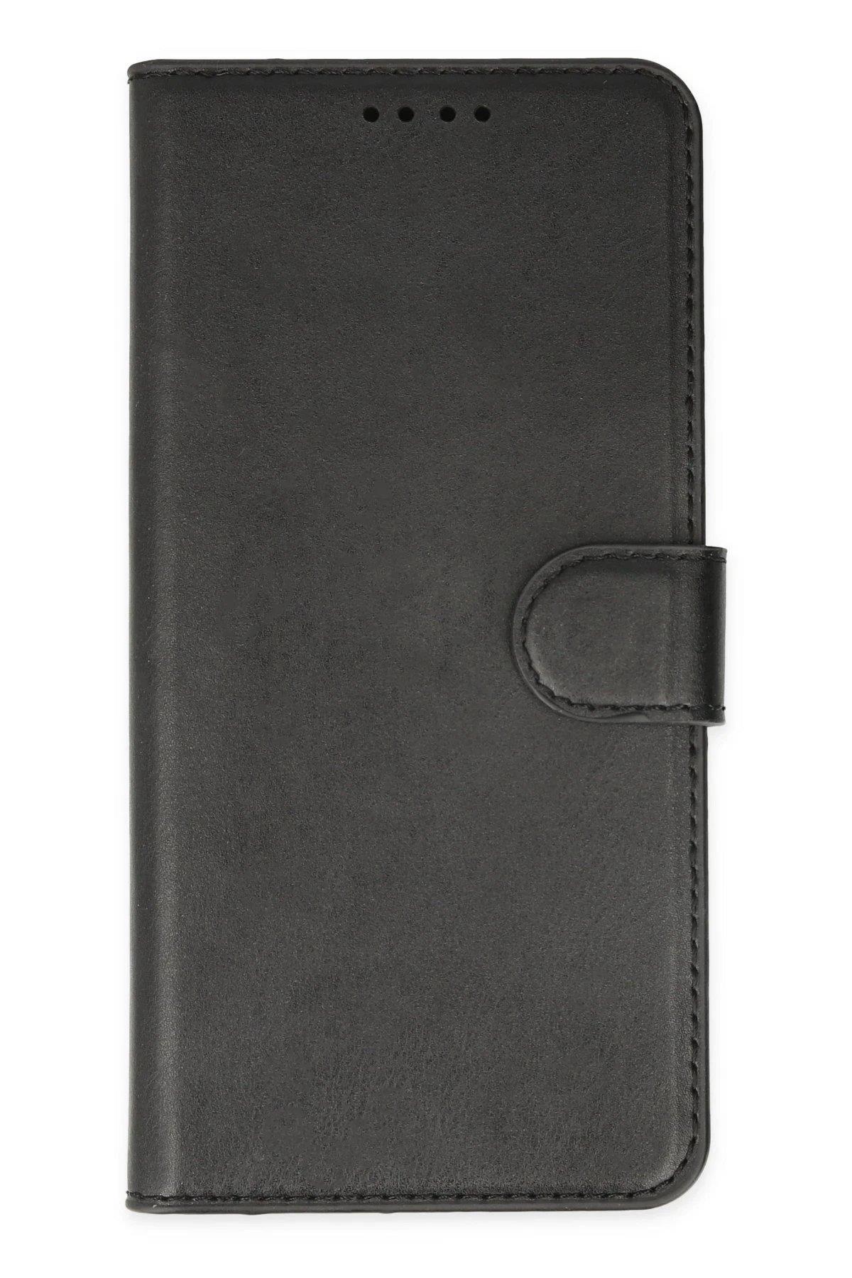 Newface Samsung Galaxy A04S Kılıf Trend S Plus Kapaklı Kılıf - Siyah