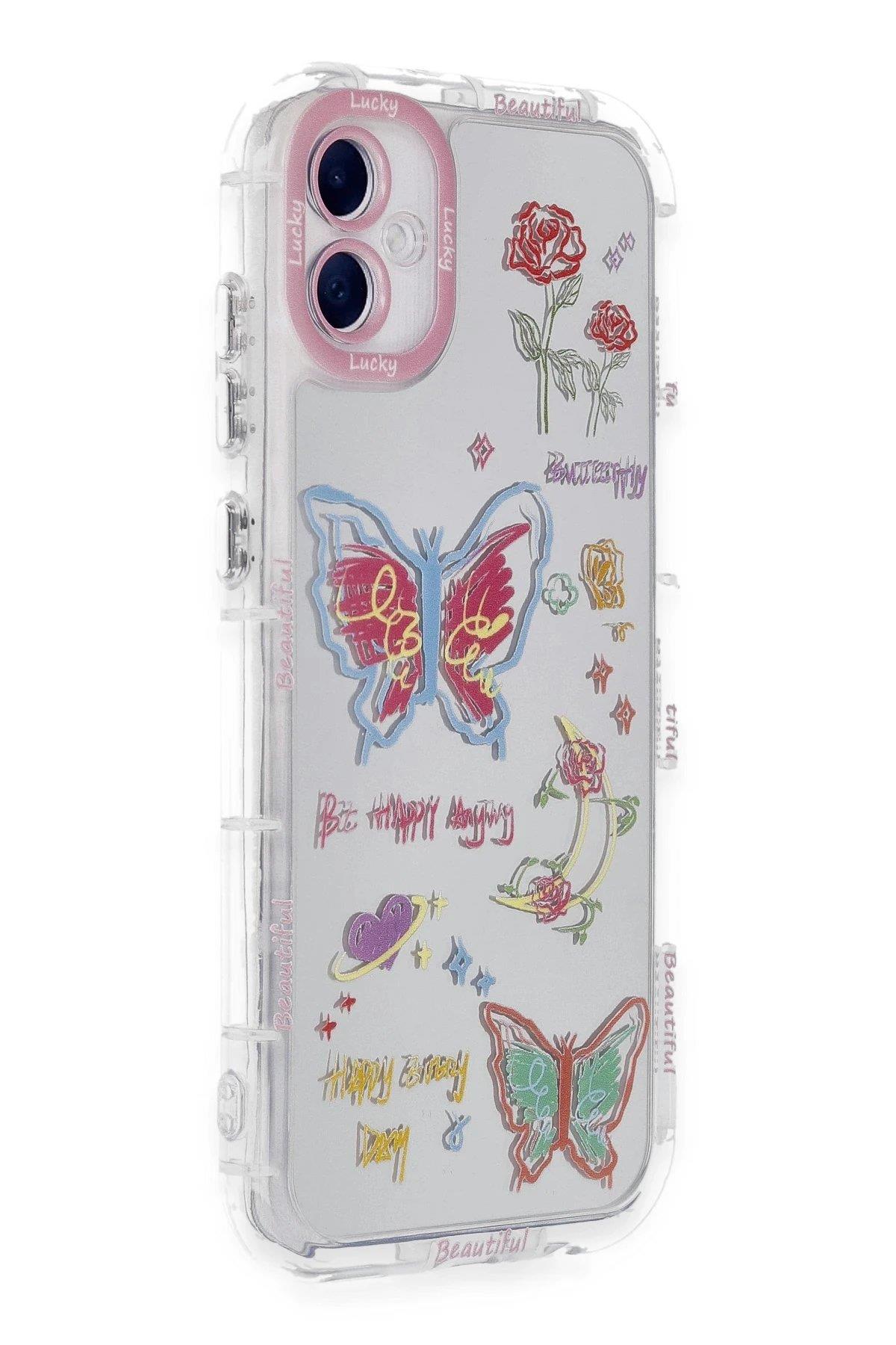 Newface Samsung Galaxy A05 Kılıf Reflexion Desenli Kapak - Desen 8