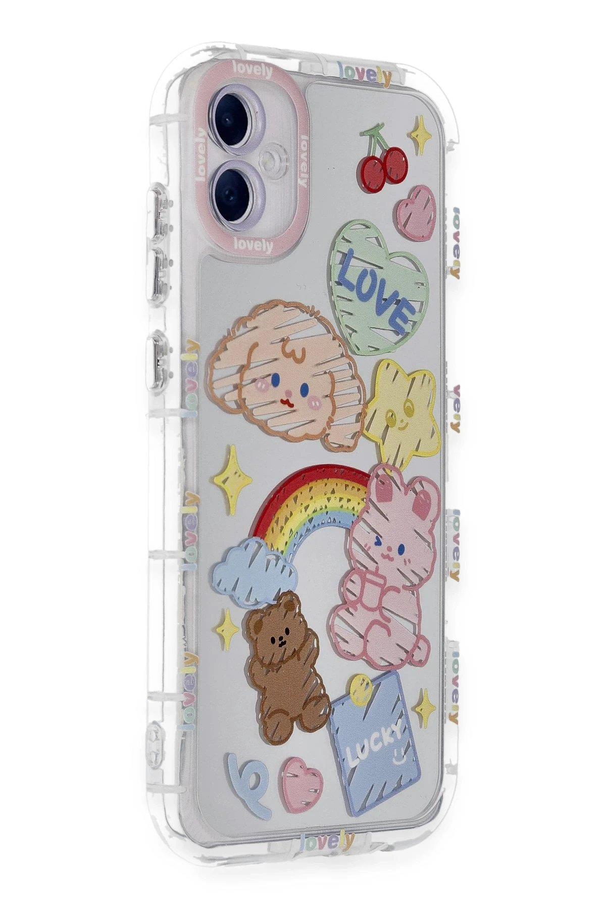 Newface Samsung Galaxy A05 Kılıf Reflexion Desenli Kapak - Desen 4